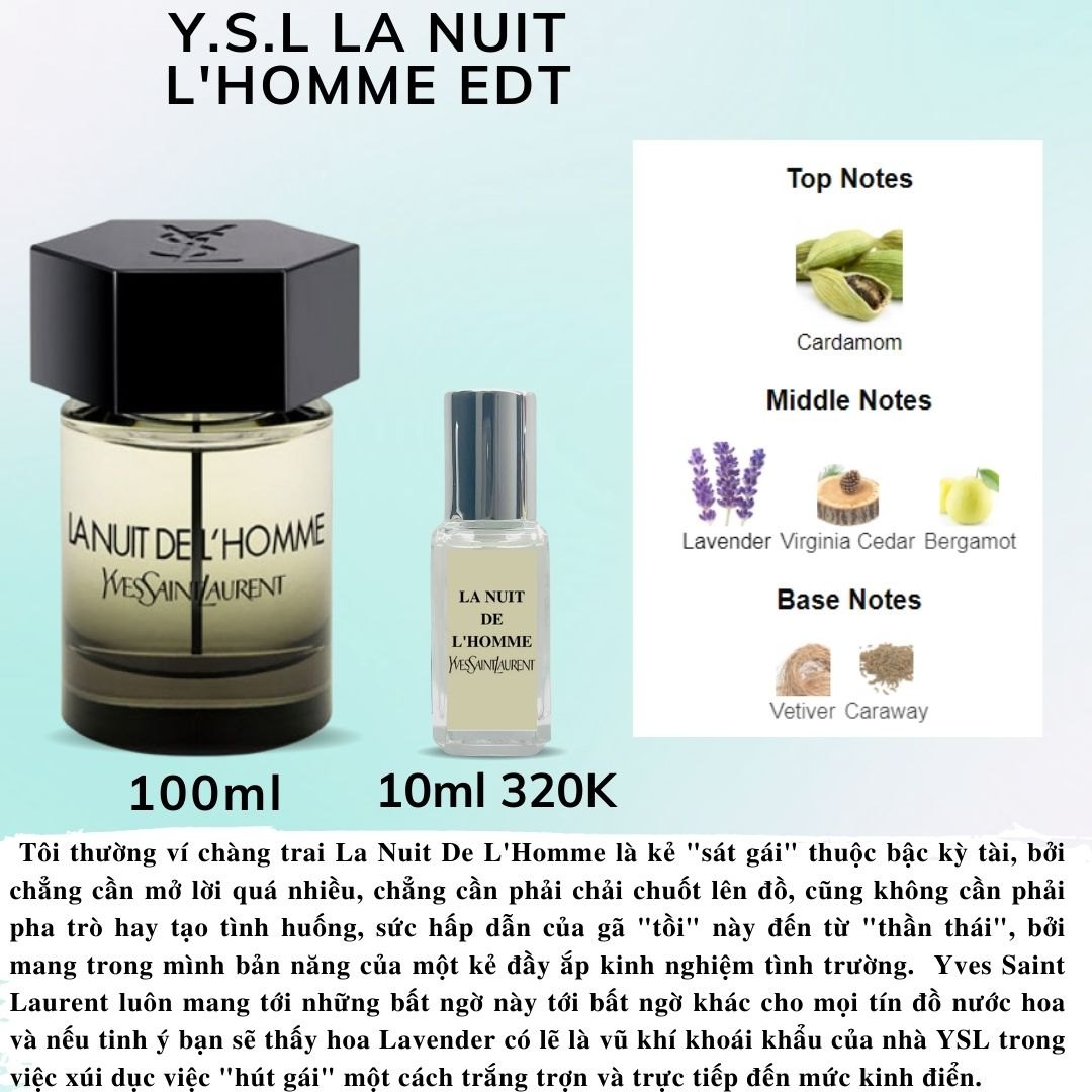 YSL Collection - Chiết 10ml