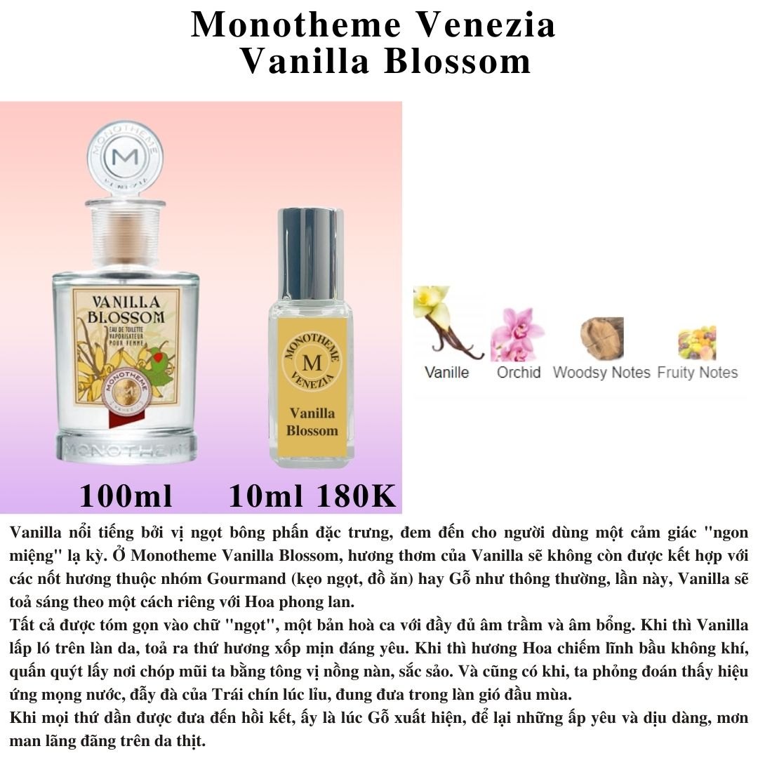 Monotheme Venezia Collection - Chiết 10ml