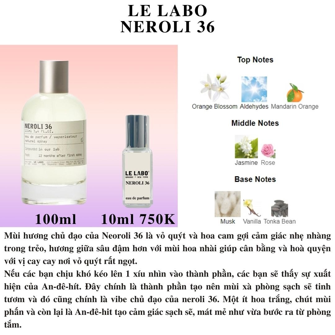 Le Labo Collection - Chiết 10ml