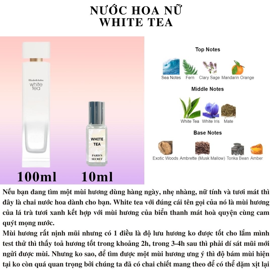 Nước hoa Nữ - Elizabeth Arden White Tea