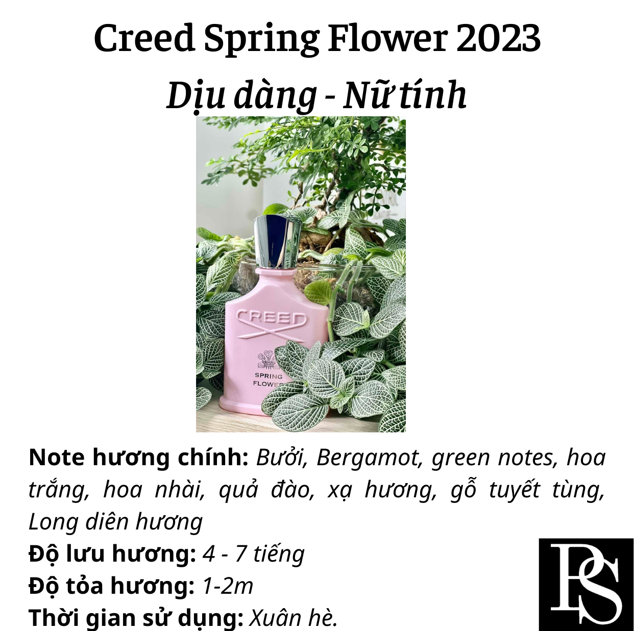 Nước hoa Niche - Creed Spring Flower 2023 75ml