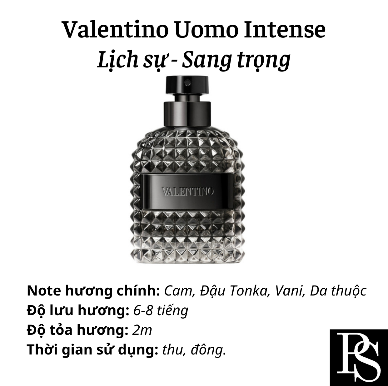 Nước hoa Nam - Valentino Uomo Intense EDP