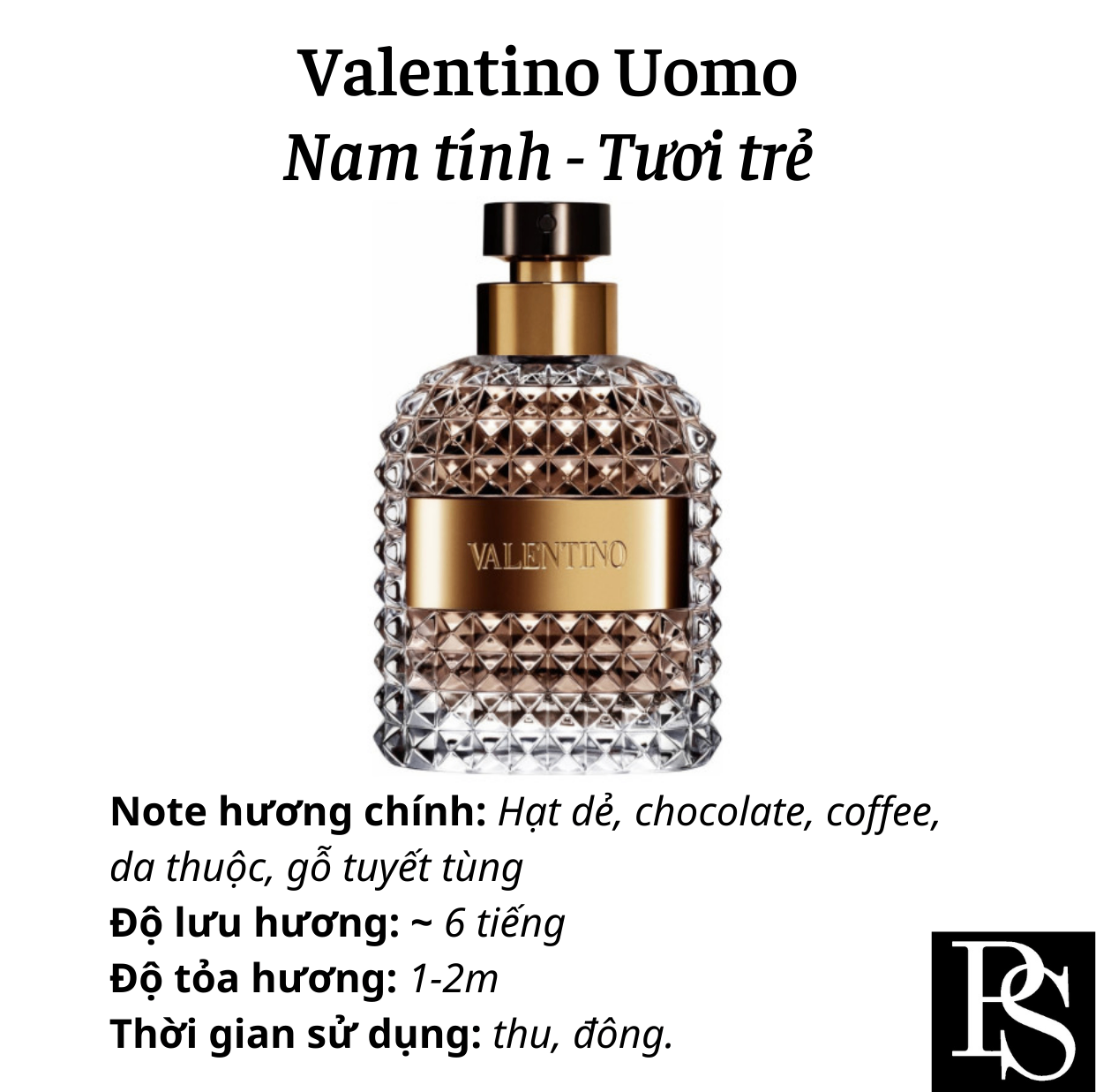 Nước hoa Nam - Valentino Uomo EDT