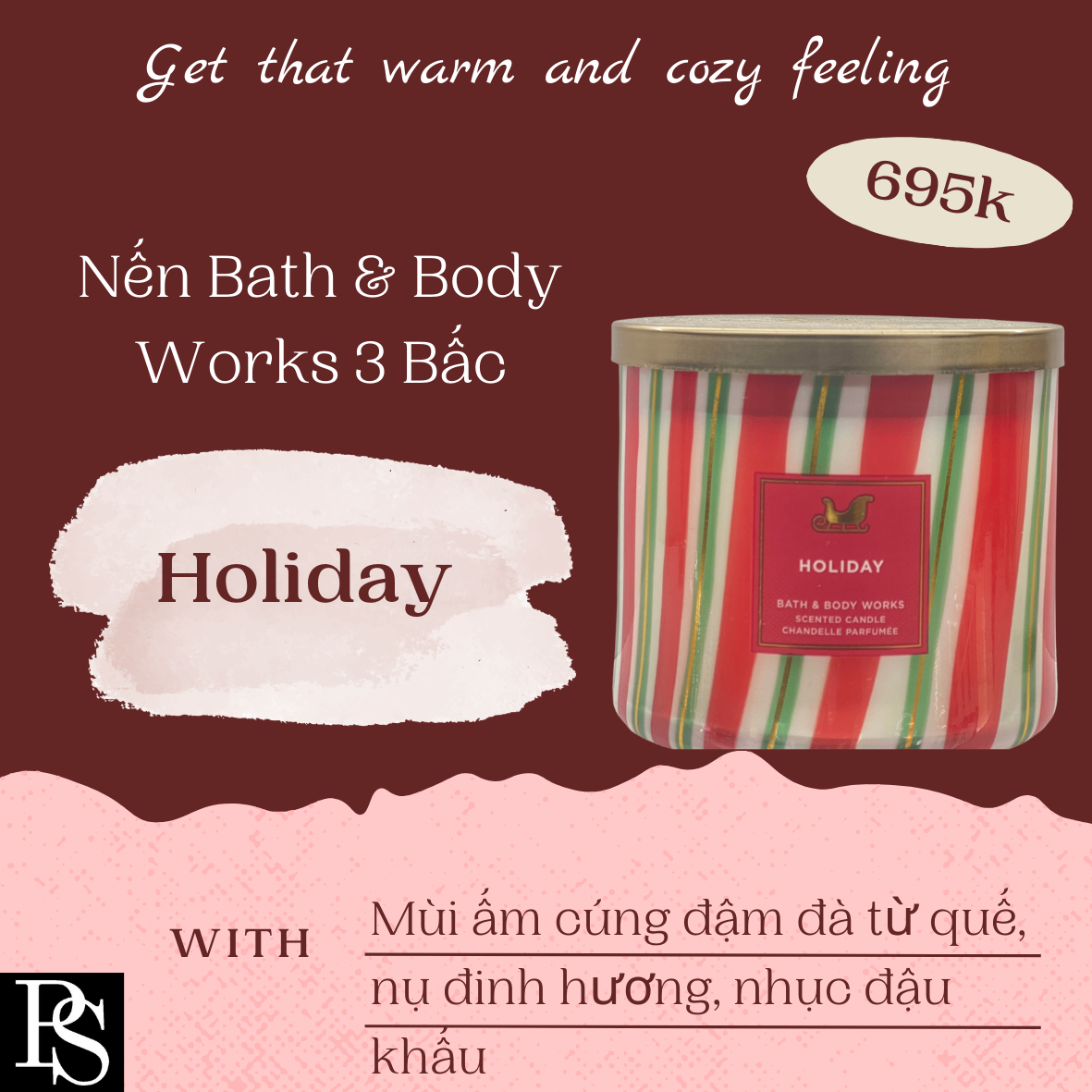 Nến Bath & Body Works 3 Bấc - 411gam