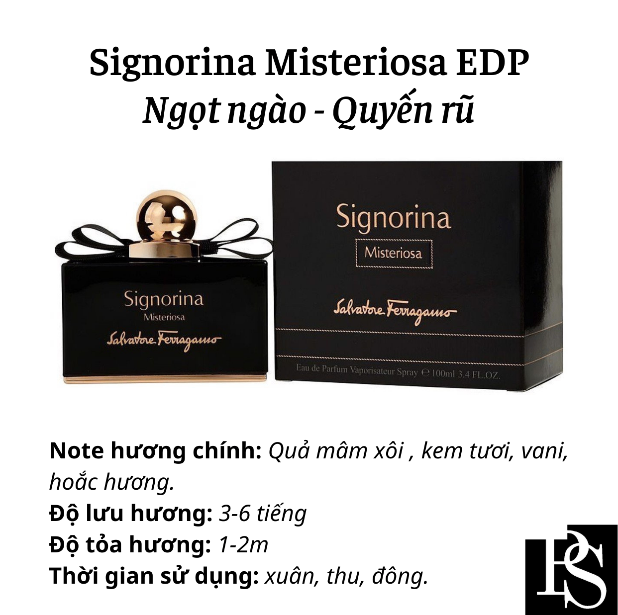 Nước hoa Nữ - Salvatore Ferragamo Signorina Misteriosa EDP