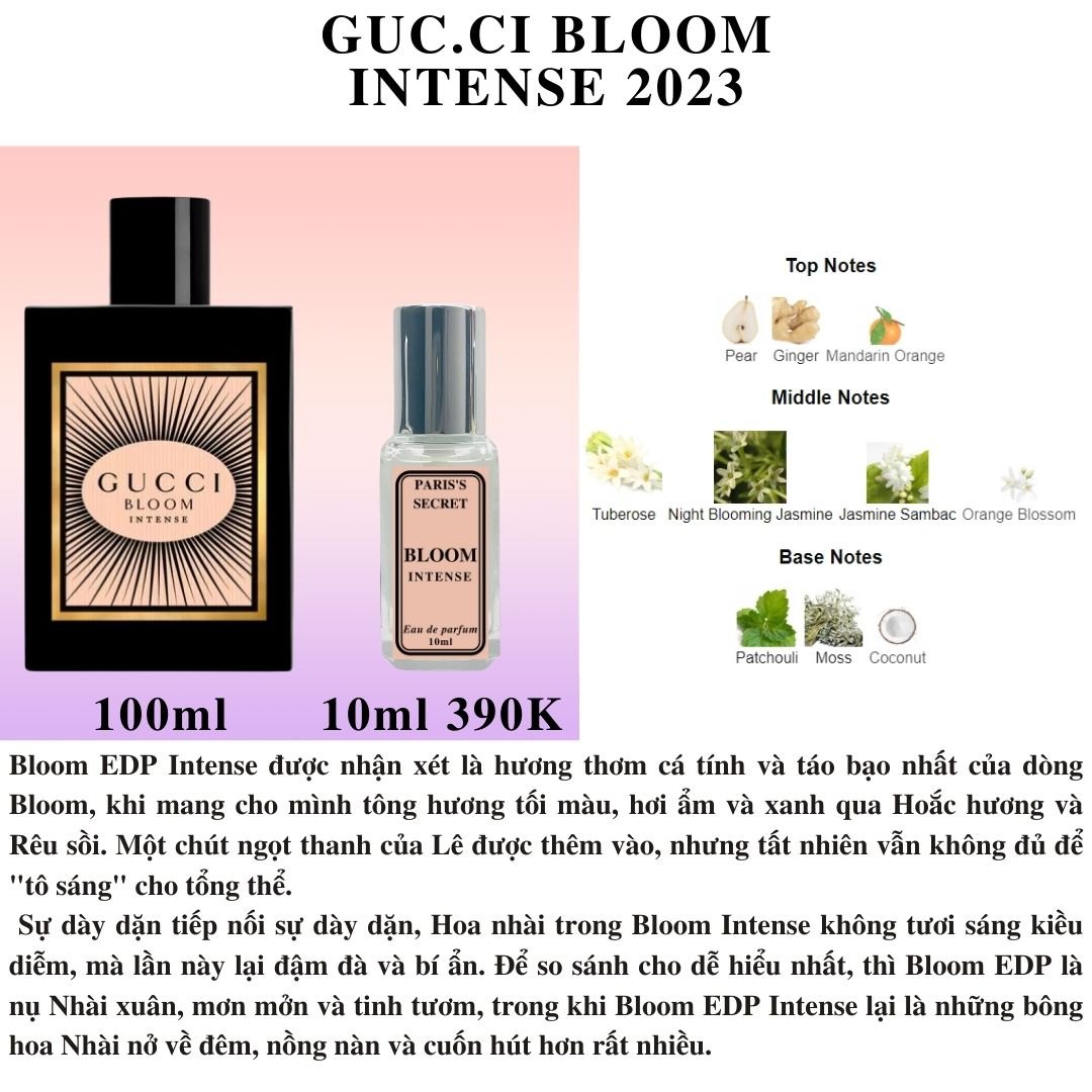 Gucci For Woman Collection - Chiết 10ml