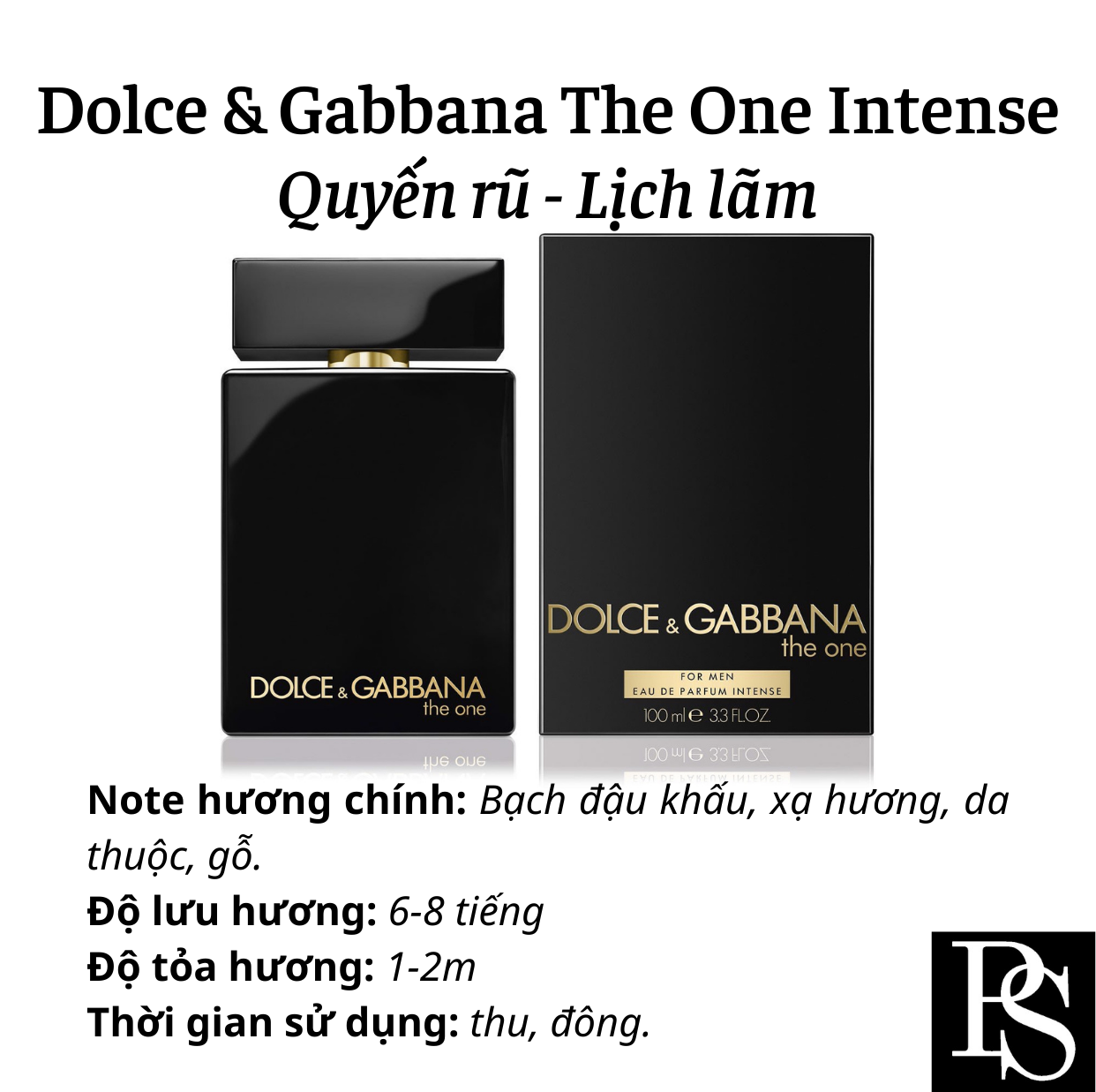 Nước hoa Nam - DG The One Intense EDP