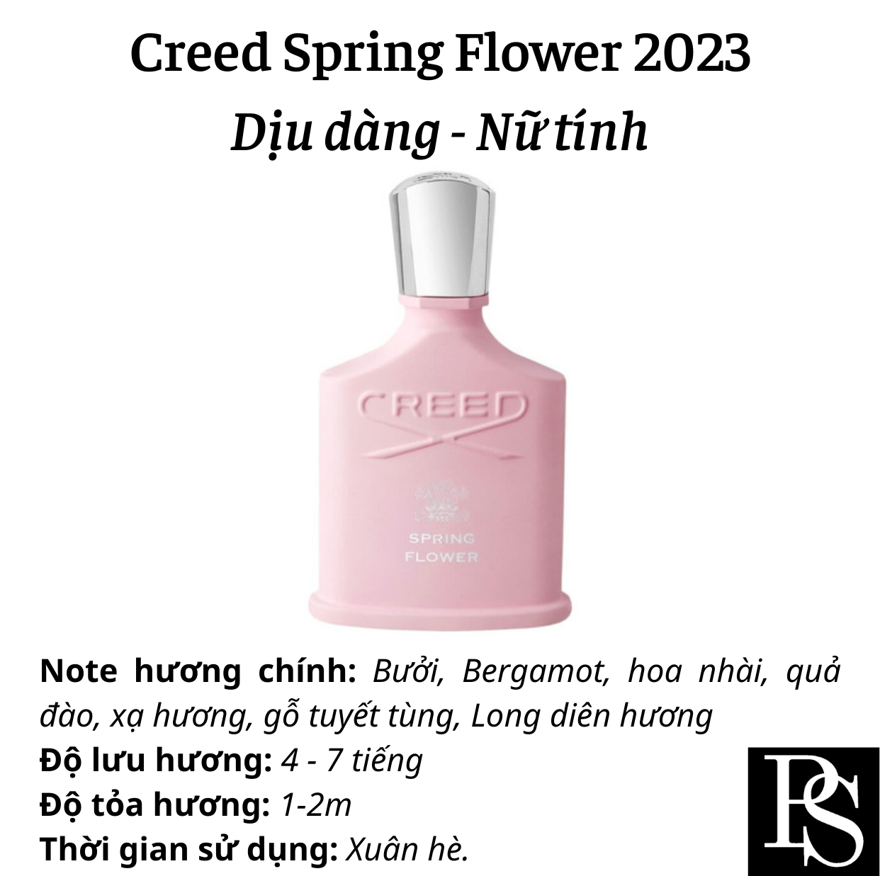 Nước hoa Niche - Creed Spring Flower 2023 75ml