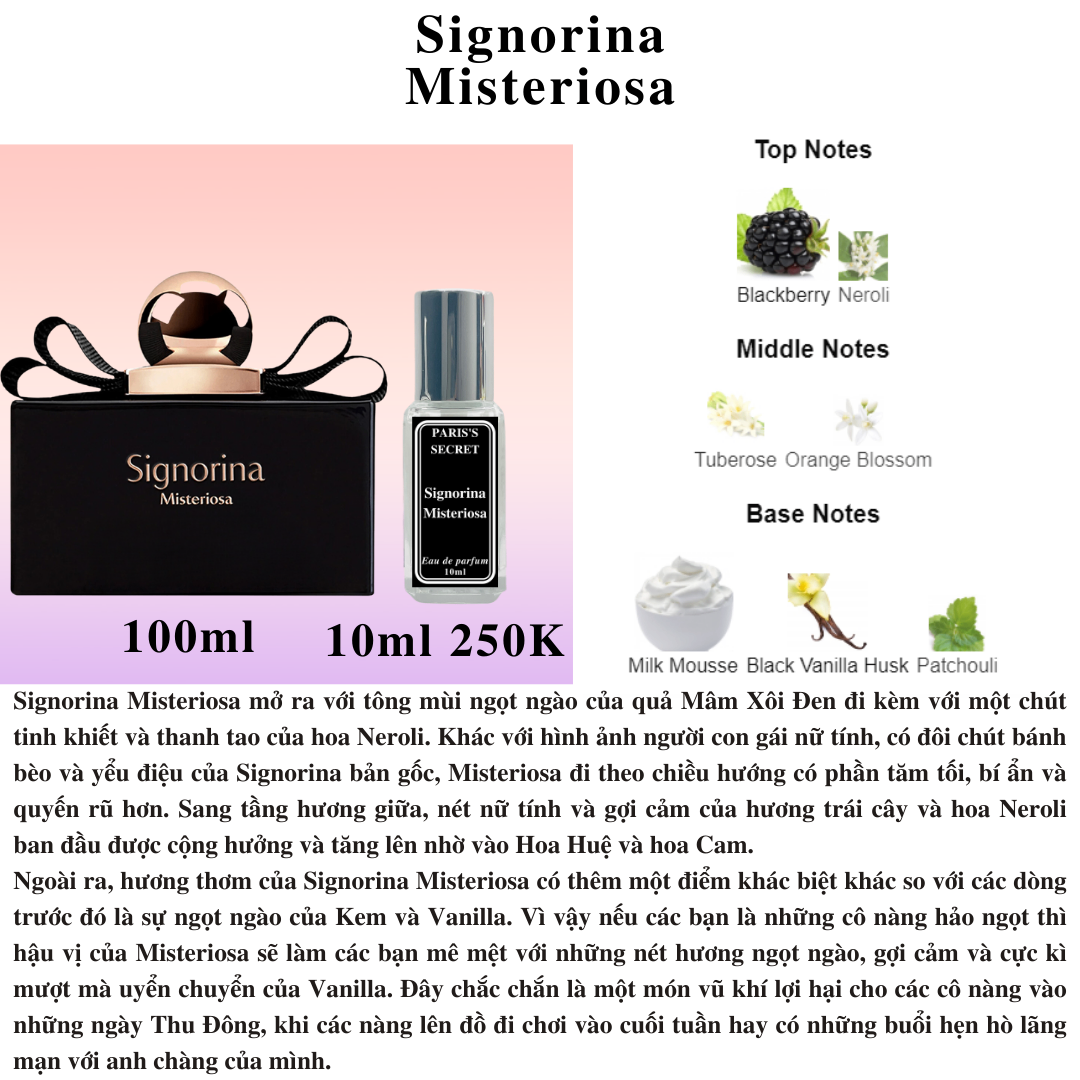 Salvatore Ferragamo Signorina Collection - Chiết 10ml