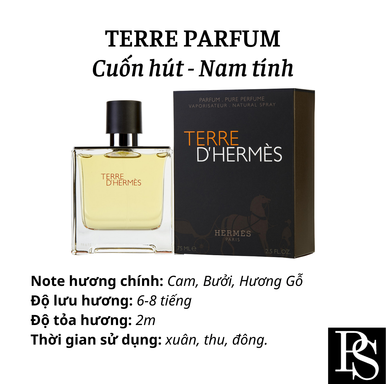 Nước hoa Nam - Hermes Terre Parfum