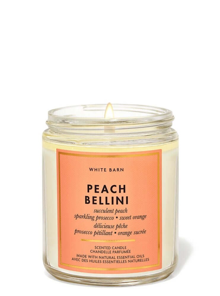 Nến Bath & Body Works 1 Bấc - Peach Bellini