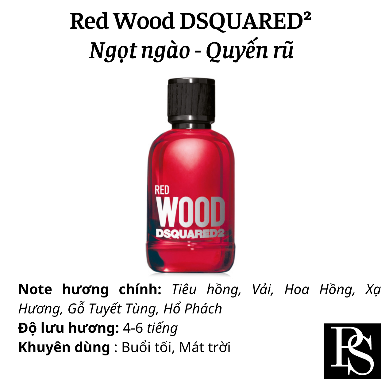 Nước hoa Nữ - DSQUARED2 Red Wood Pour Femme