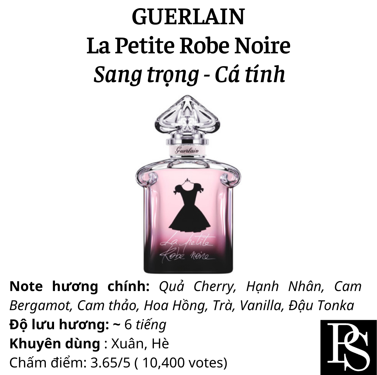 Nước hoa nữ - Guerlain La Petite Robe Noire EDP