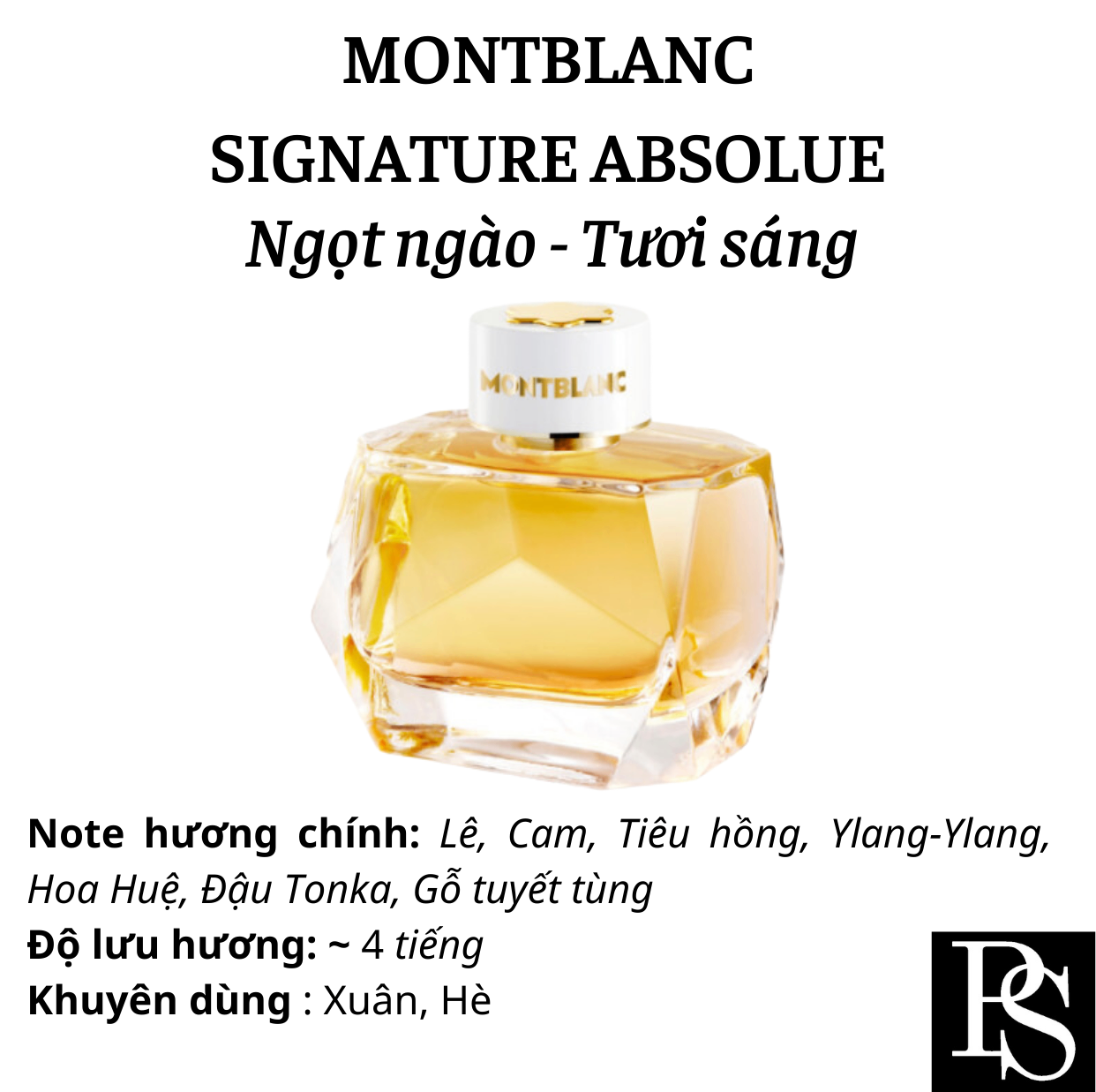 Nước hoa Nữ - Montblanc Signature Absolue EDP 2023