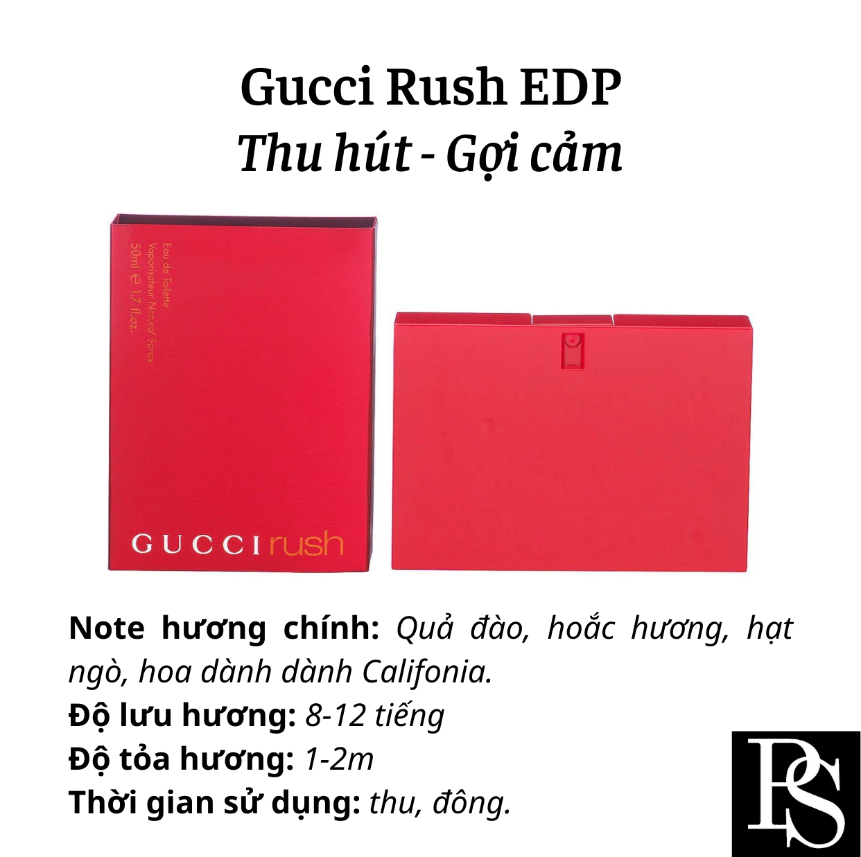 Nước hoa Nữ - Gucci Rush EDP