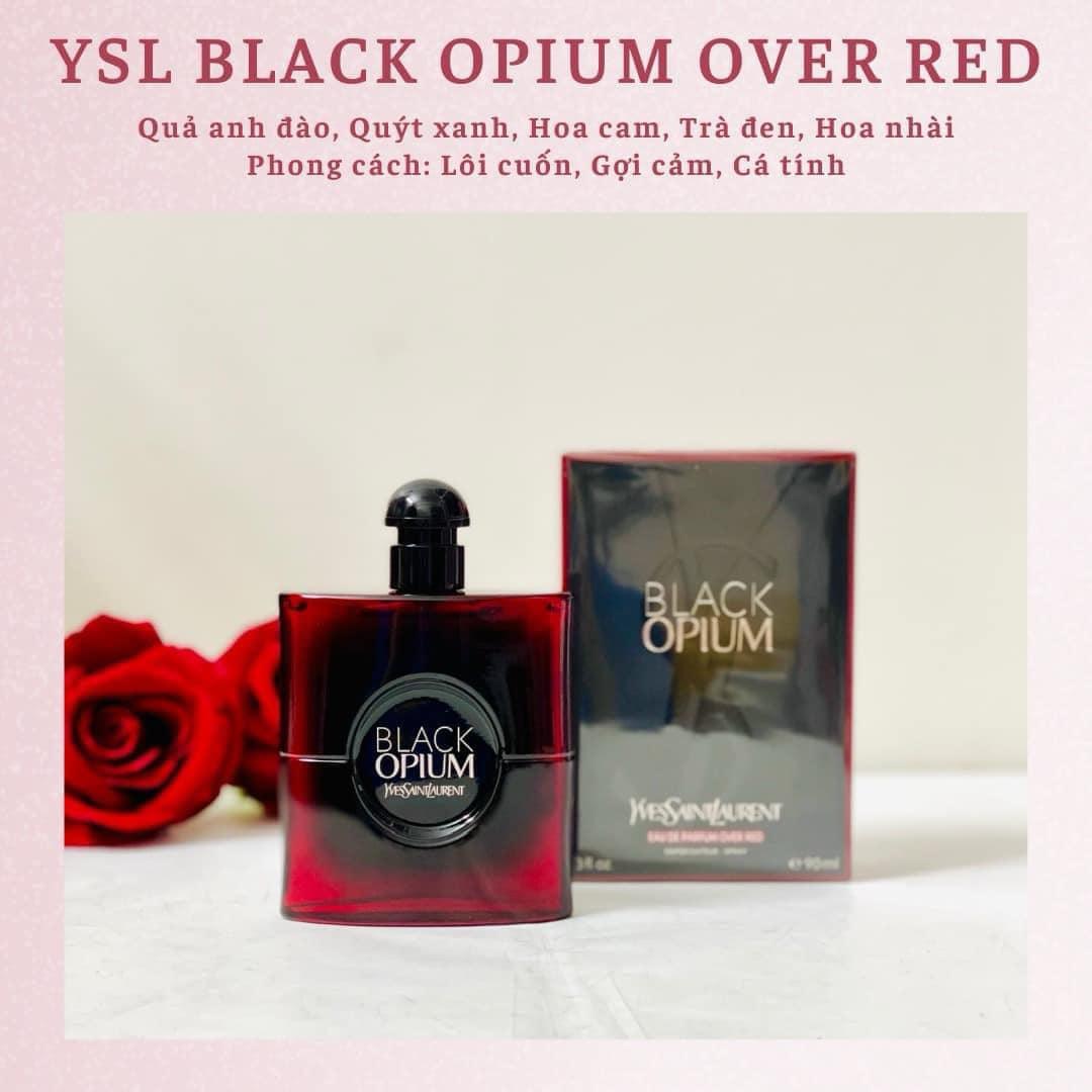 Nước hoa Nữ - YSL Black Opium Over Red 2024