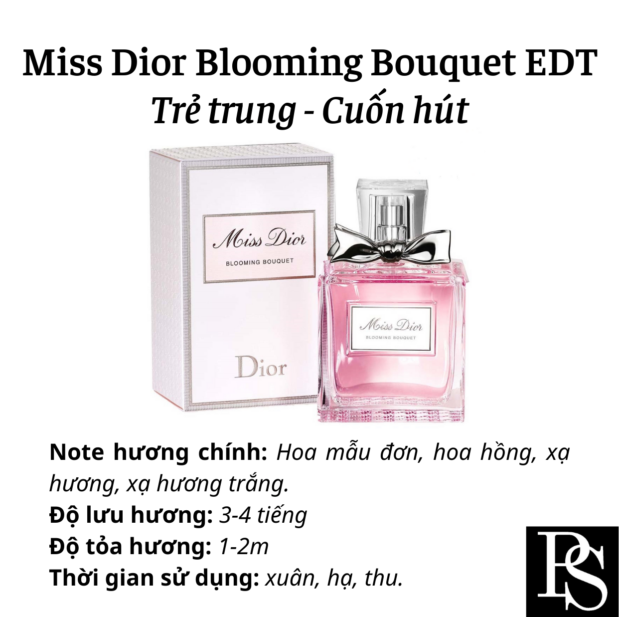 Nước hoa Nữ - Dior Gift Set Miss Dior Blooming EDT 100ml + 10ml