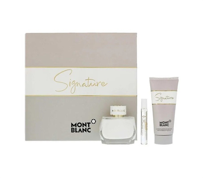 Nước hoa Nữ - Gift Set Montblanc Signature EDP 90ml + 7,5ml + BL 100ml