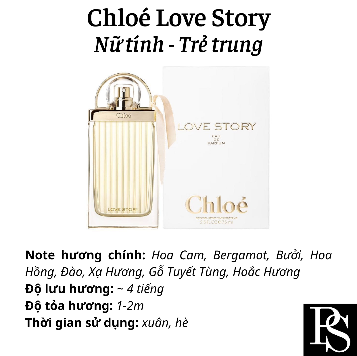 Nước hoa Nữ - Chloe Love Story EDP