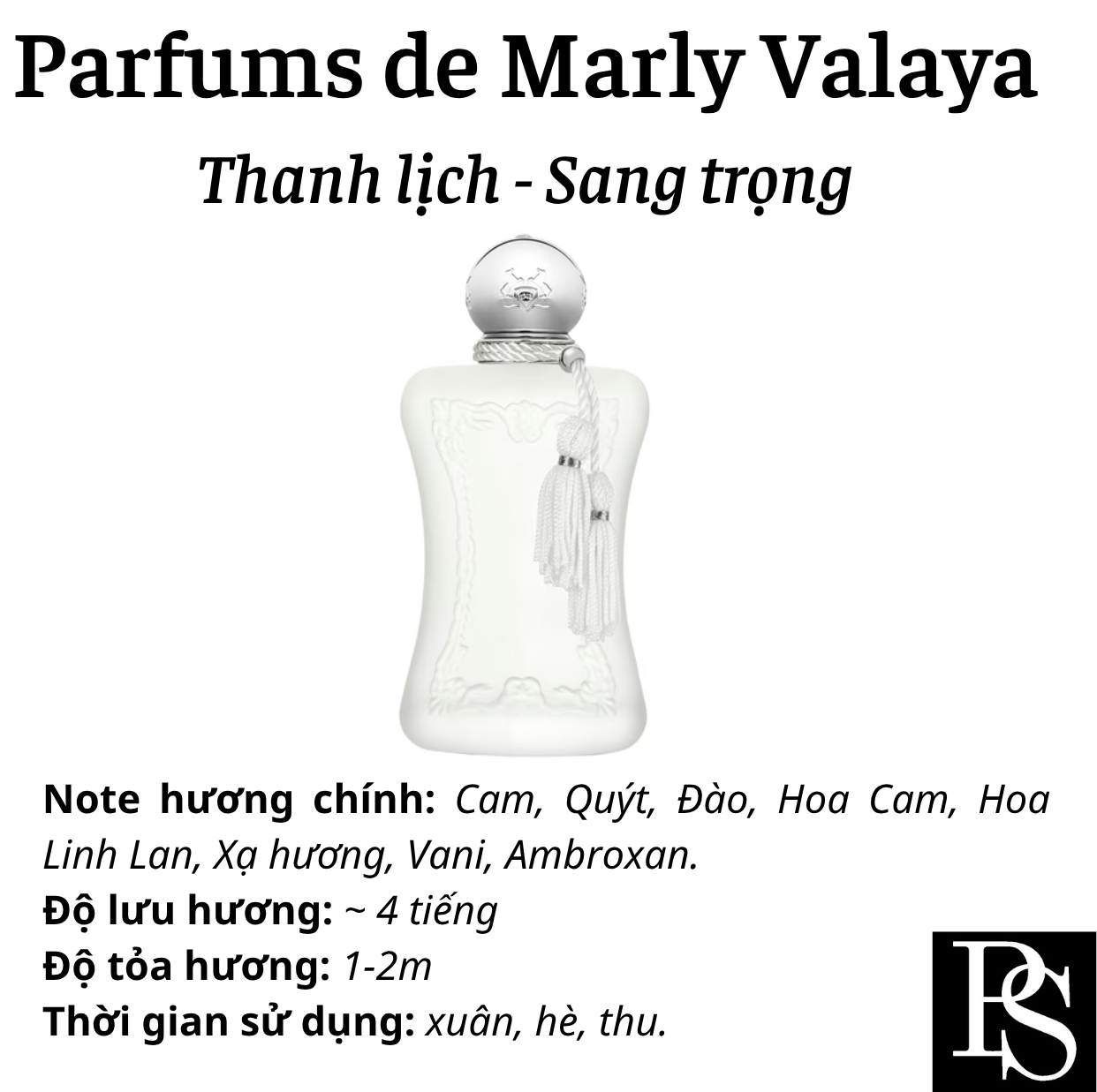 Nước hoa Niche - Parfums de Marly Valaya EDP 75ml
