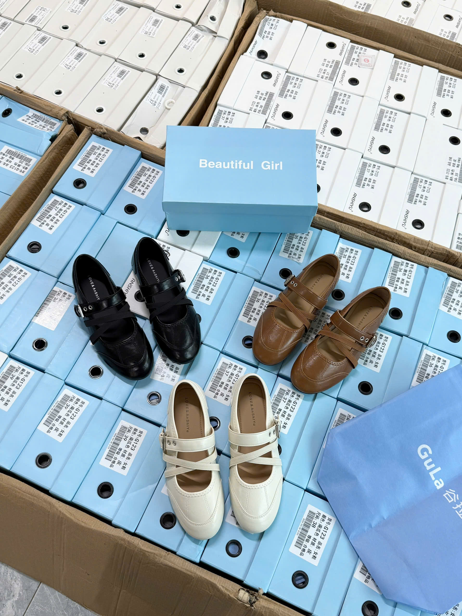 G123# Giày búp bê L&A fullbox
