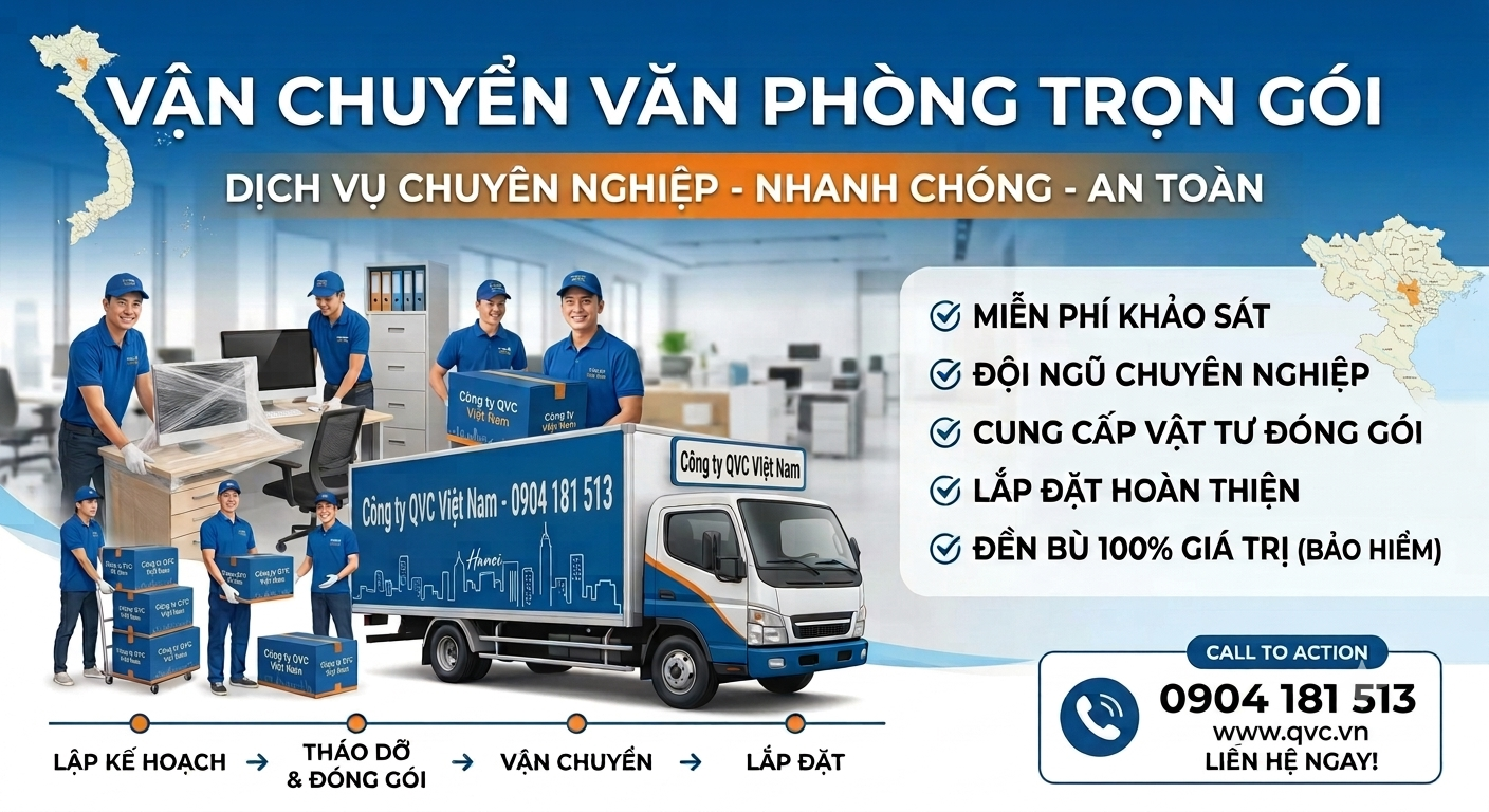 VẬN CHUYỂN VĂN PHÒNG TRỌN GÓI