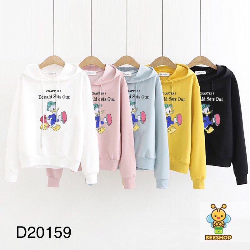 Áo hoddie vịt donal 2020