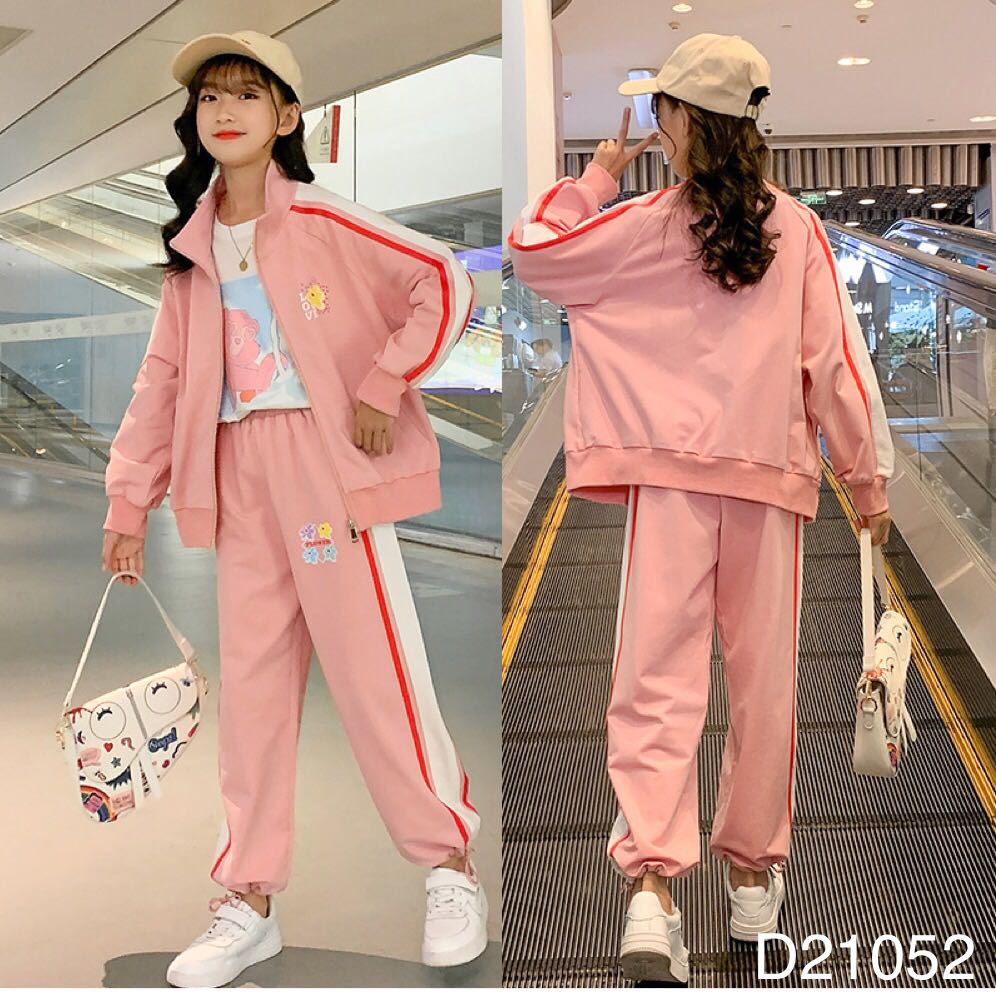 Set TT kéo khóa hồng 2021