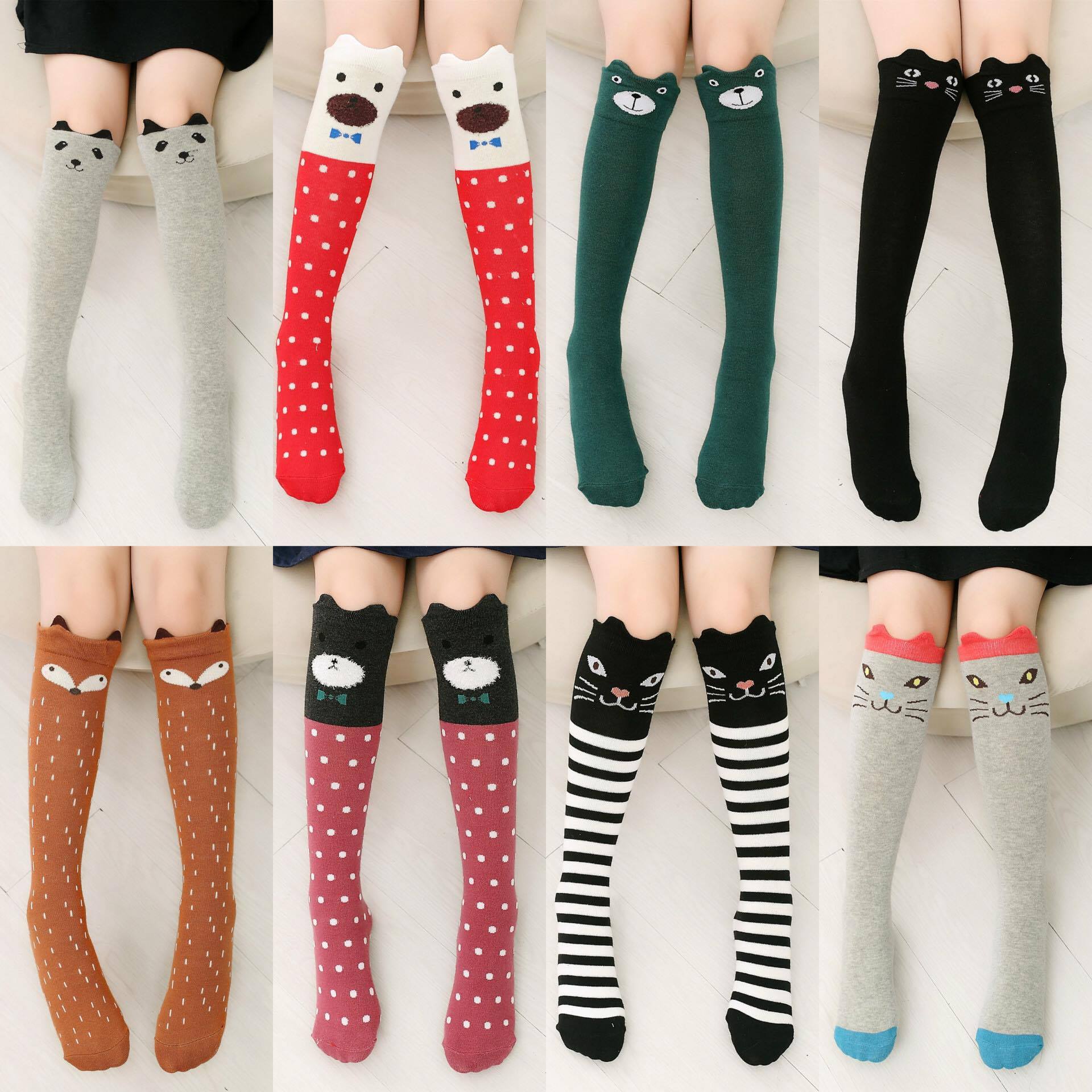 Set tất lửng 8 màu