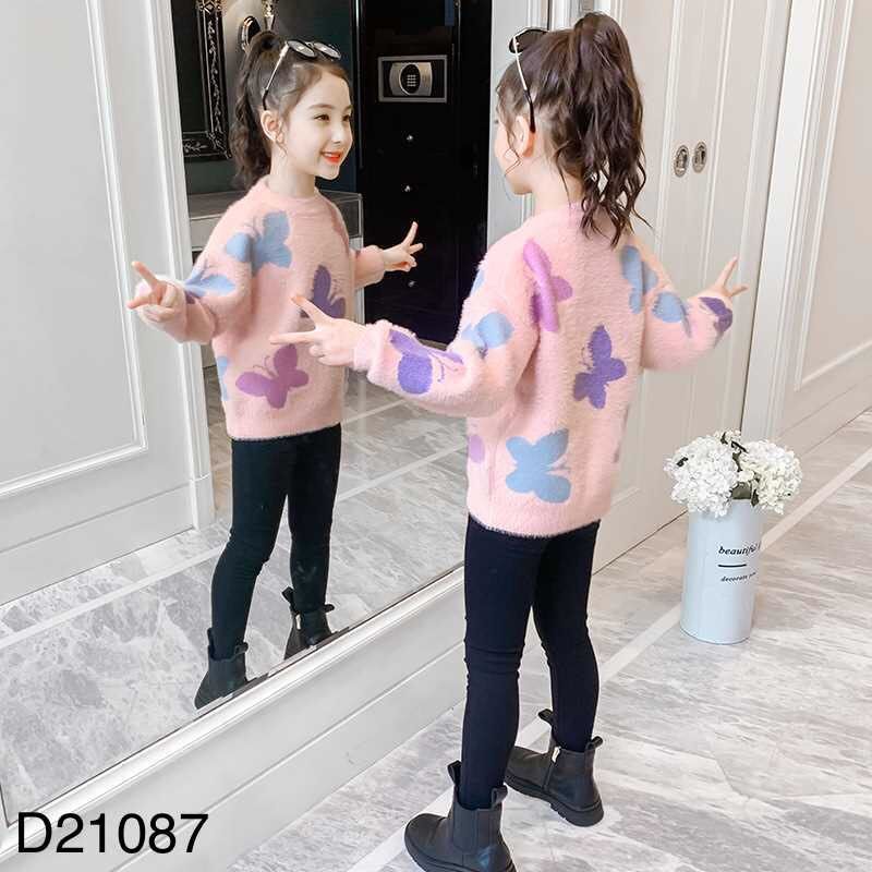 Áo len lông hình bướm