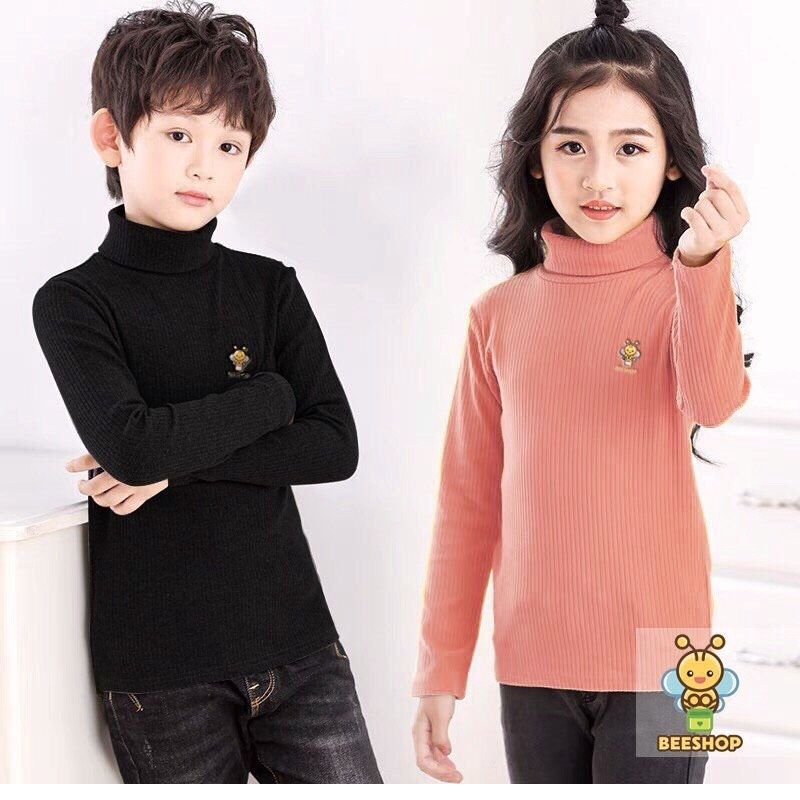 Áo len con ong cổ cao D21