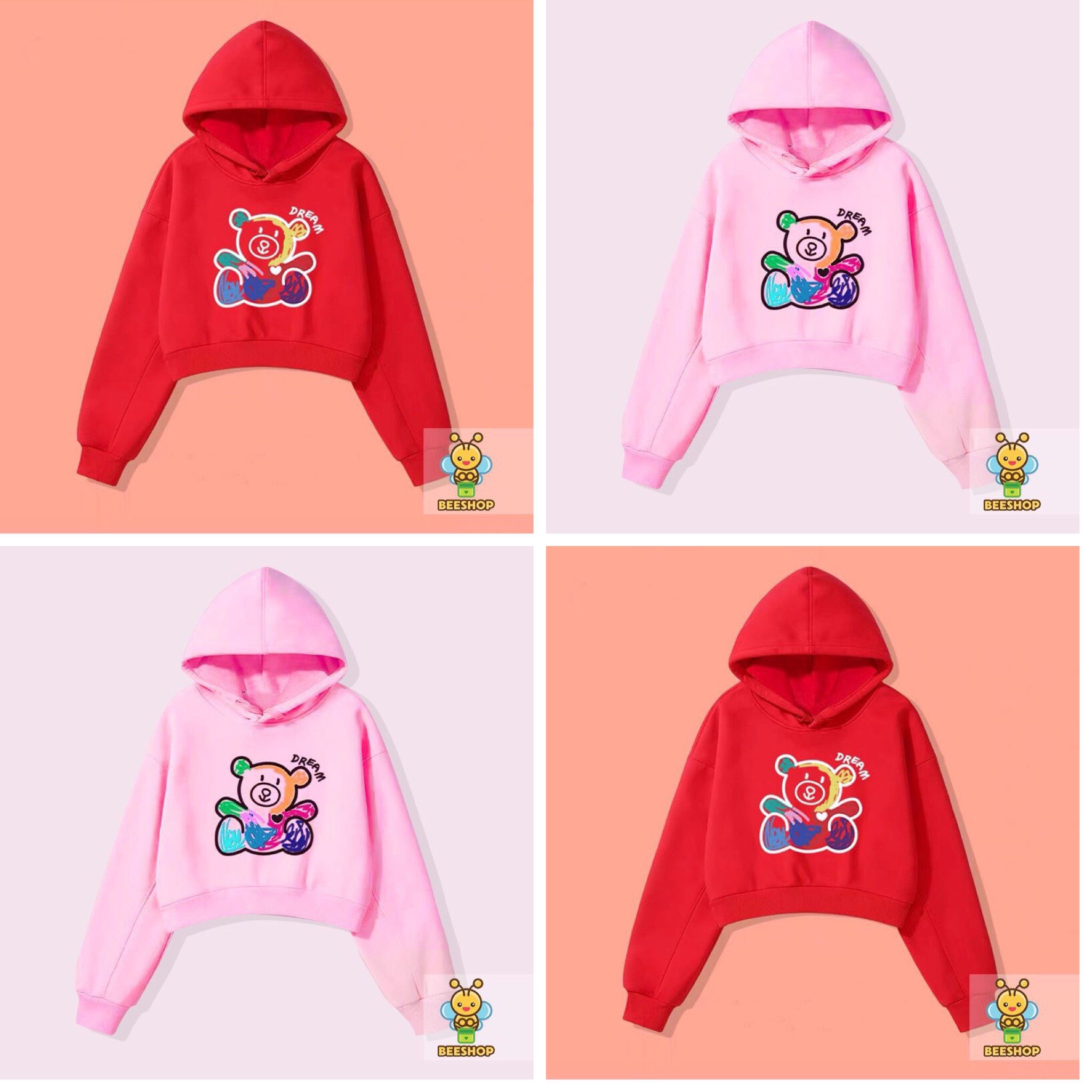 Áo croptop gấu D21