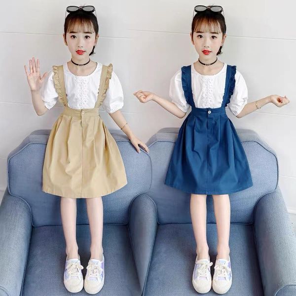 Set yếm váy áo phối ren