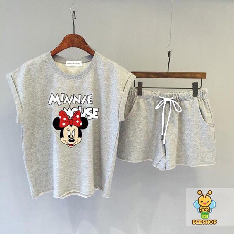 Set chuột minnie mouse sát nách
