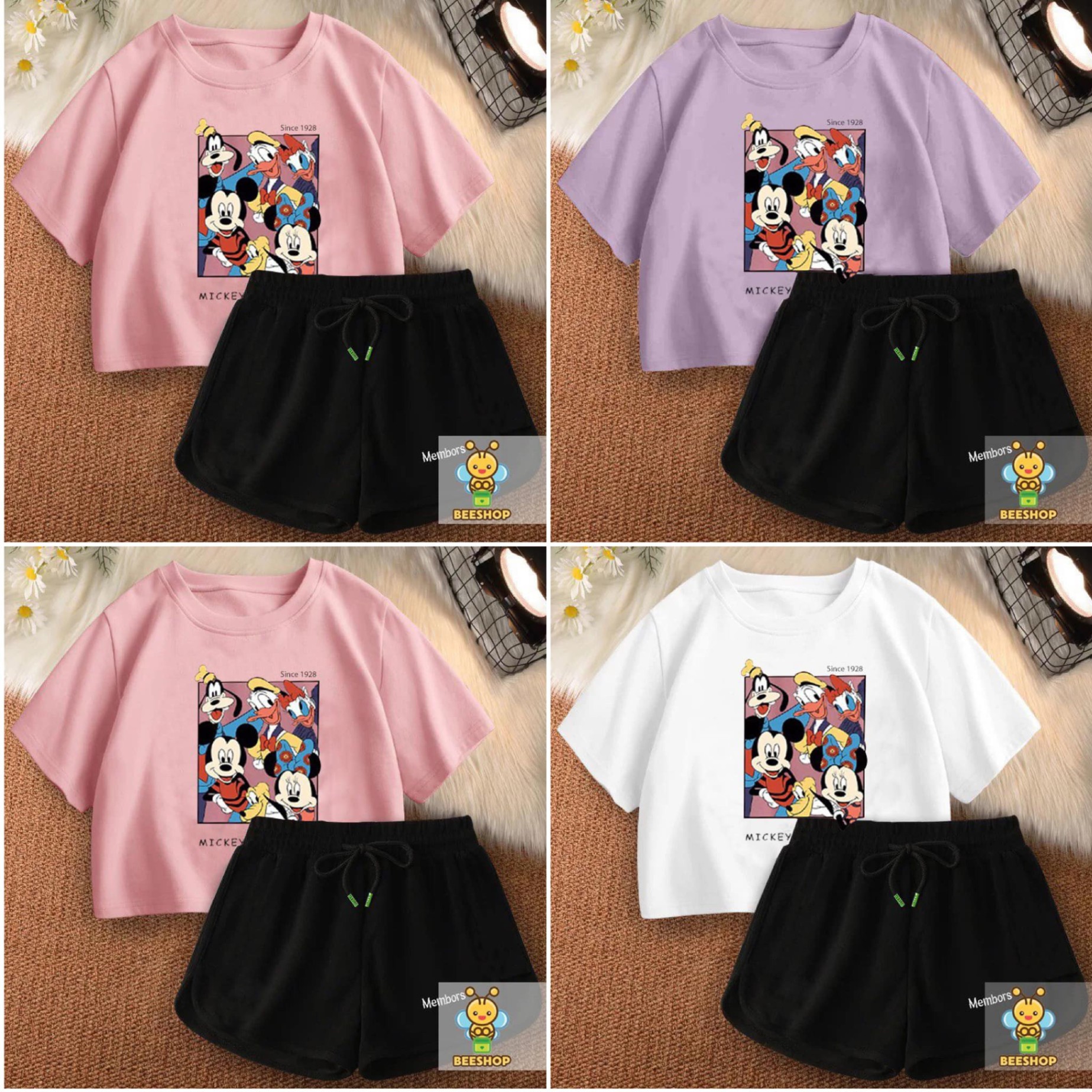 Set cộc hình vịt và chuột