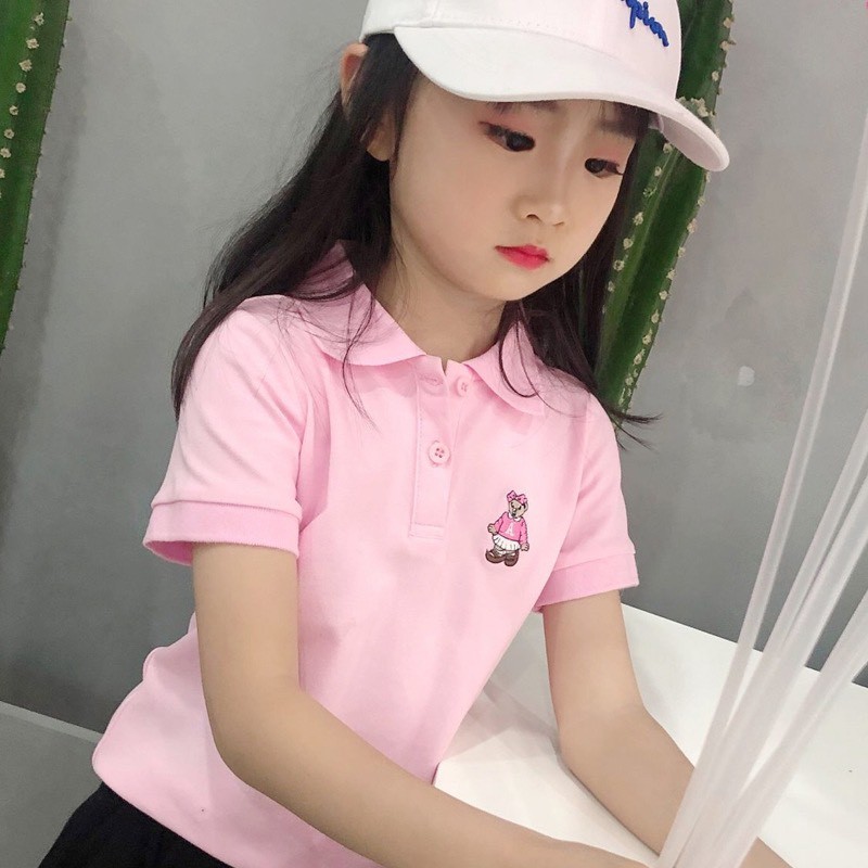Áo polo hình gấu