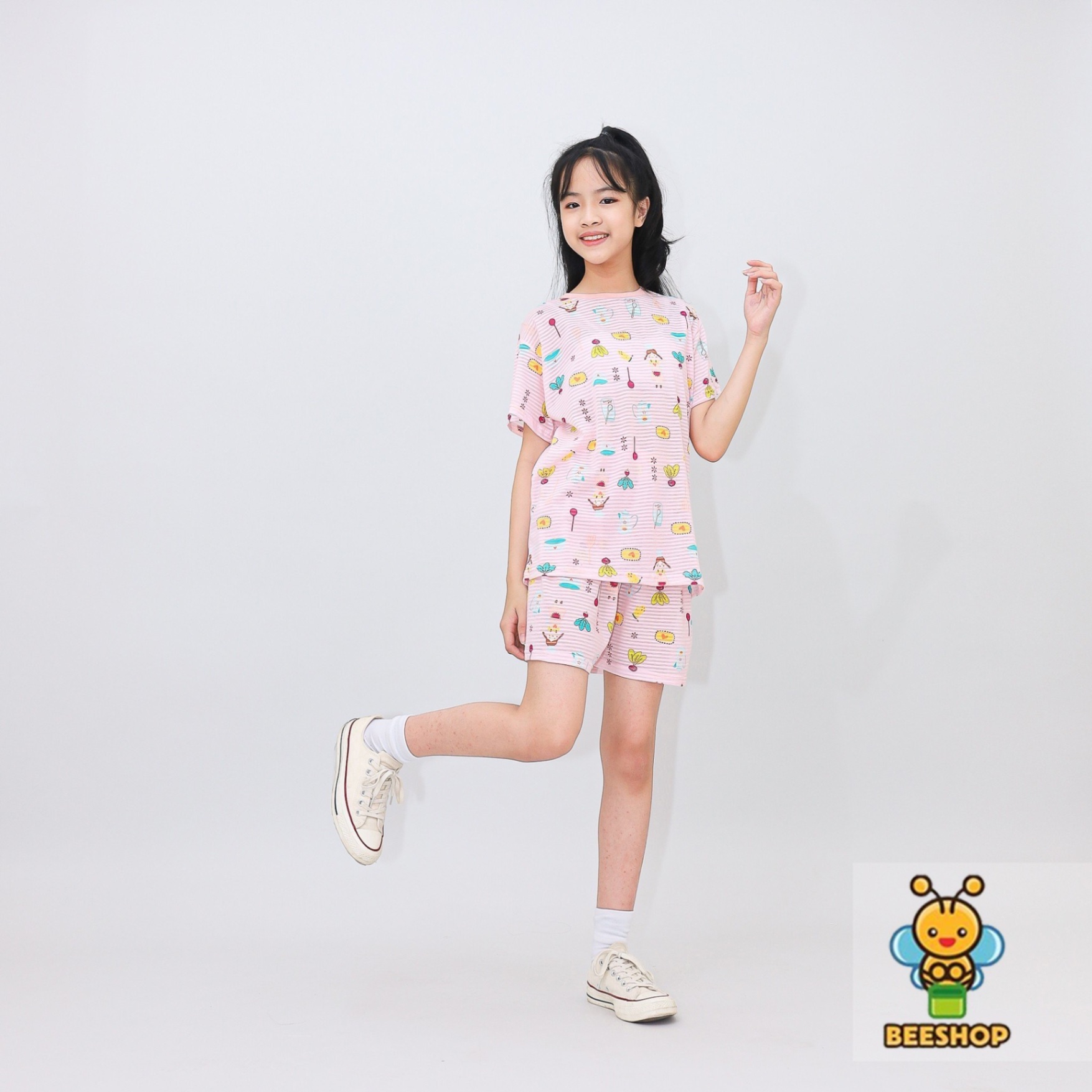 Bộ mặc nhà cotton giấy