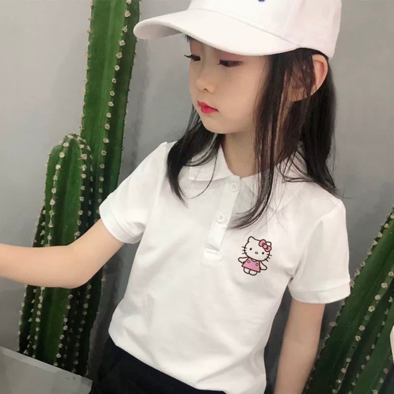 Áo polo kitty