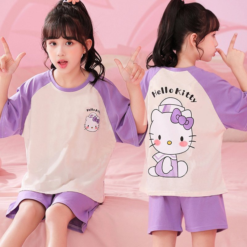 Set hoạt hình cổ tròn