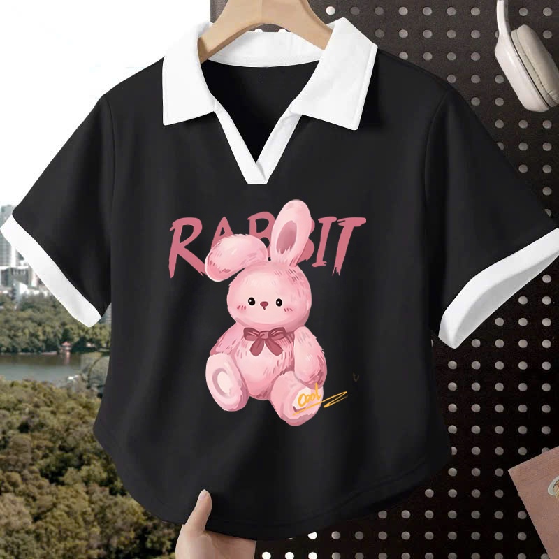 Áo polo hình thỏ