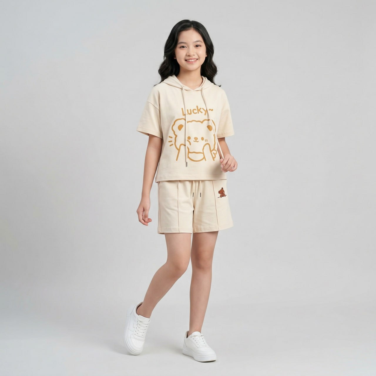 H26028-Set có mũ gấu lucky