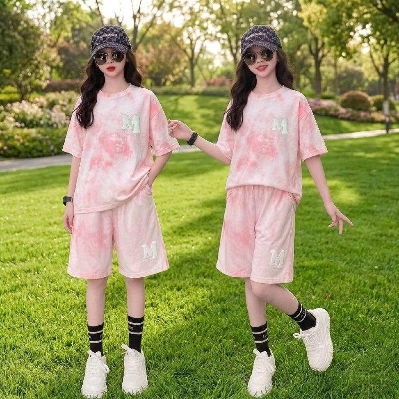H26056-Set cotton loang in chữ M