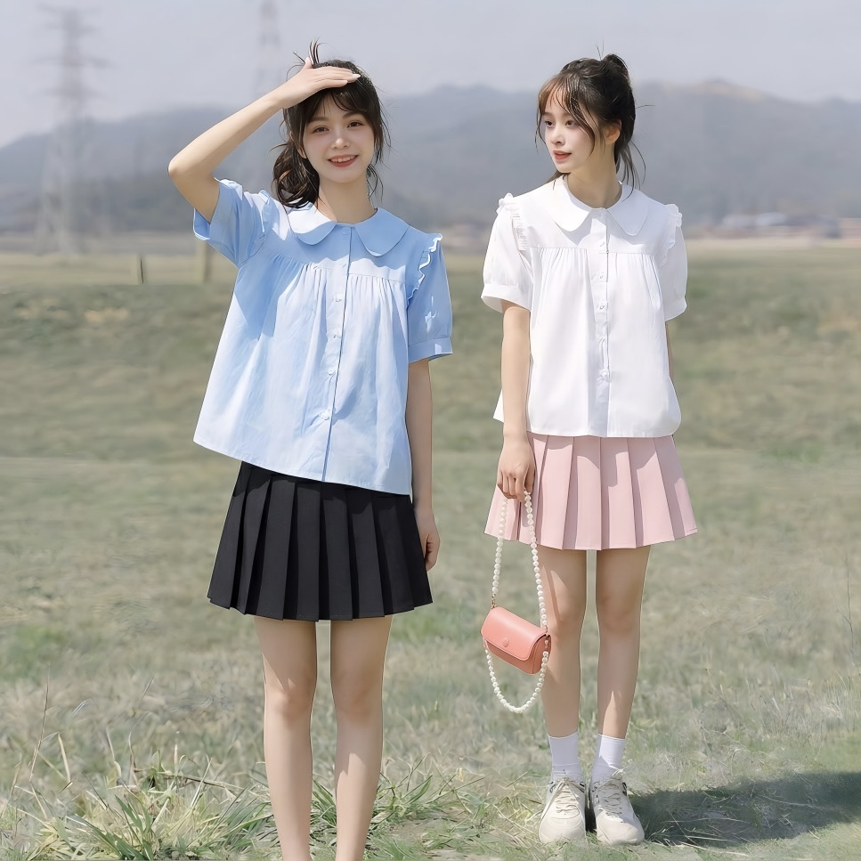 H26059-Áo sơ mi thô cotton