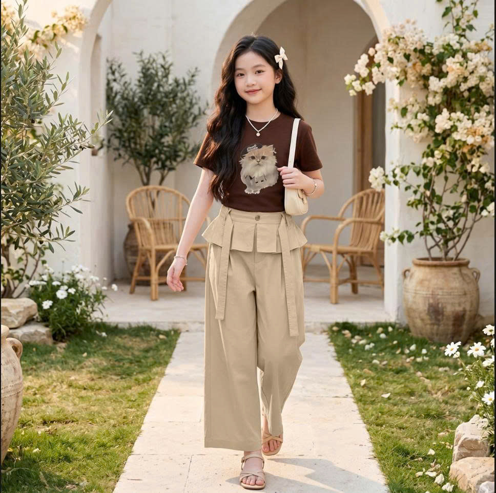H26090Q-Quần kaki dài cạp bèo M360