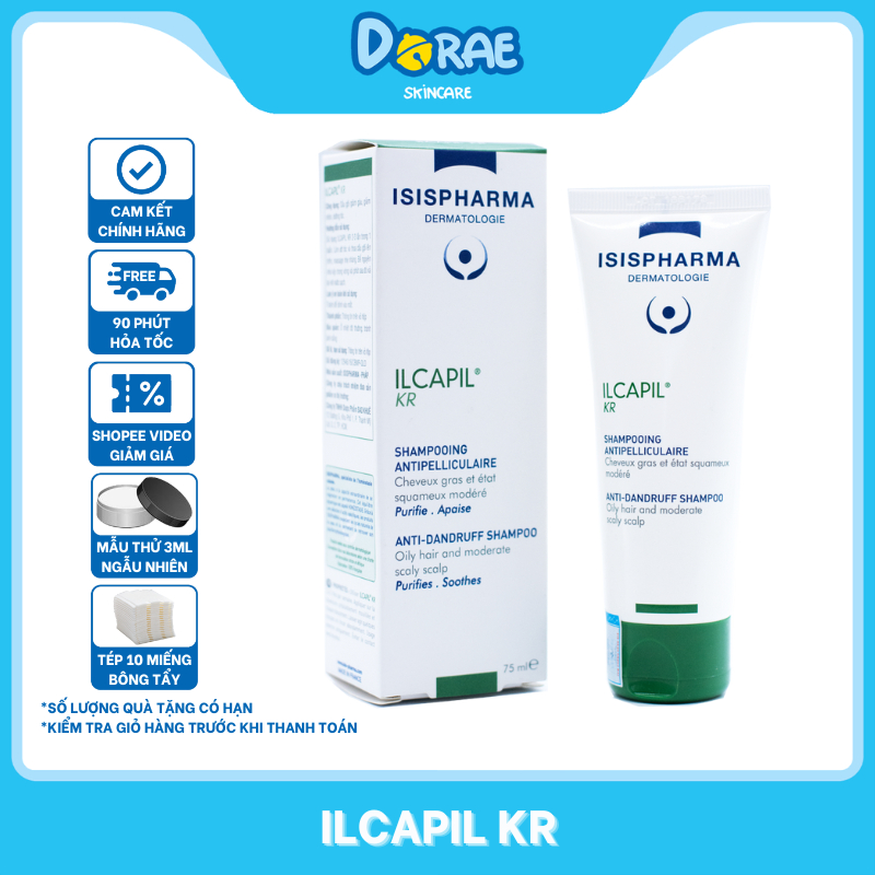 Dầu gội ILcapil KR giảm gàu, giảm nhờn, dưỡng tóc