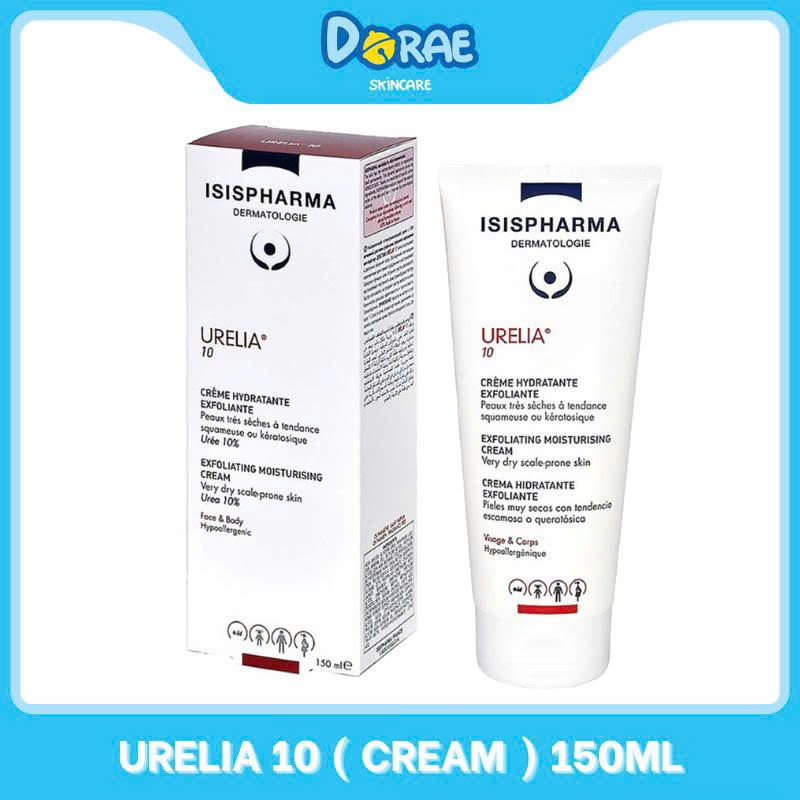 ISIS PHARMA l Kem hỗ trợ làm dịu da kích ứng tăng sừng, vảy nến, da tiết bã Urelia 10