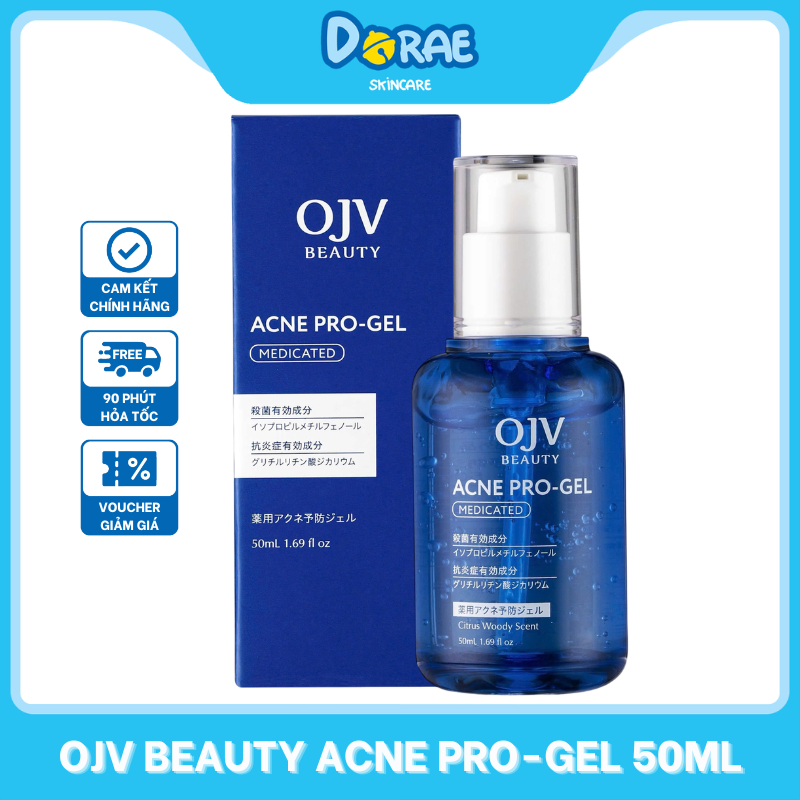 OJV BEAUTY l Gel dưỡng ẩm dành cho da dầu mụn OJV BEAUTY ACNE PRO-GEL 50ml