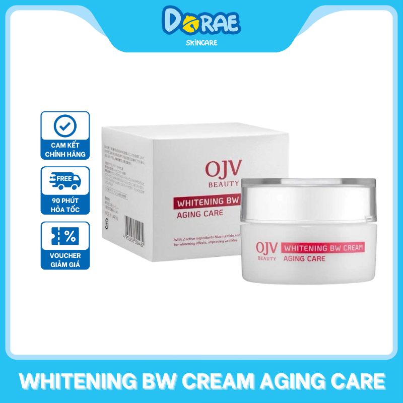 OJV BEAUTY l Kem dưỡng ẩm phục hồi dành cho trẻ em và cả gia đình OJV Beauty Whitening BW Cream