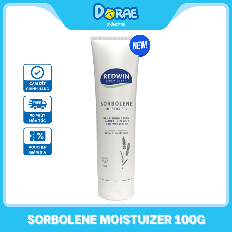 REDWIN l Kem dưỡng ẩm làm dịu da khô chàm ngứa dành cho trẻ em và người lớn Redwin Sorbolene Moisturiser