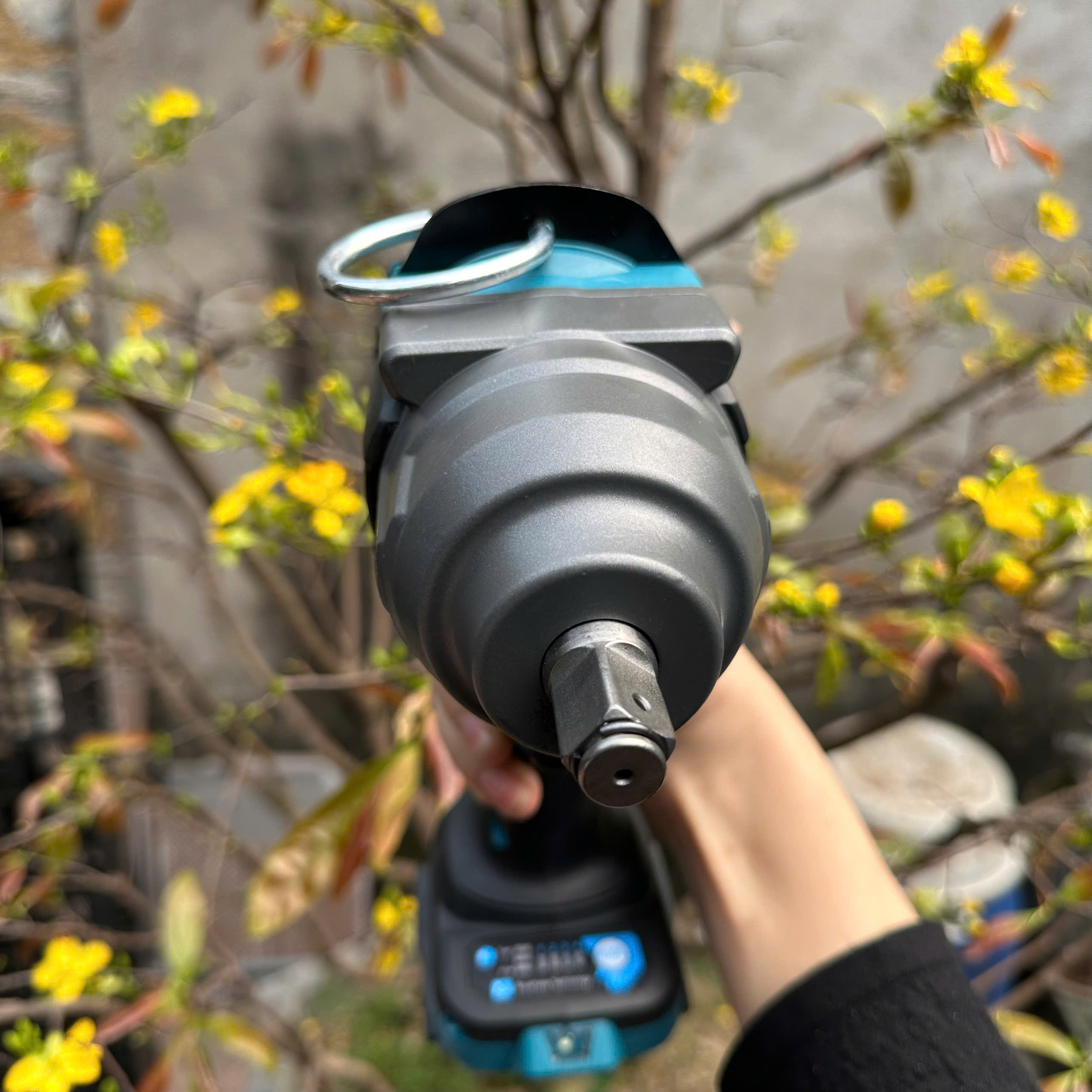 Máy Siết bulong STARKER Lực búa khủng 1200N.m - Máy bắn ốc chân pin phổ thông lõi đồng 100% - thân máy